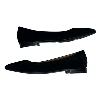 Pre-owned Fratelli Rossetti Ballet Flats In Black