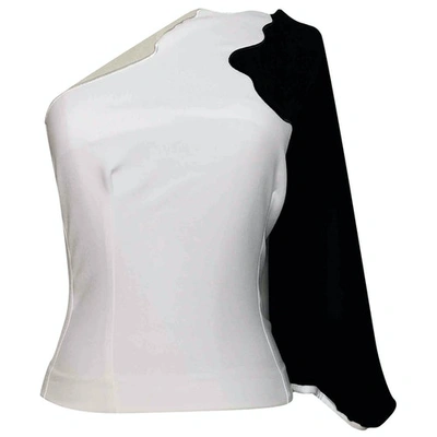 Pre-owned Vivetta White Polyester Top
