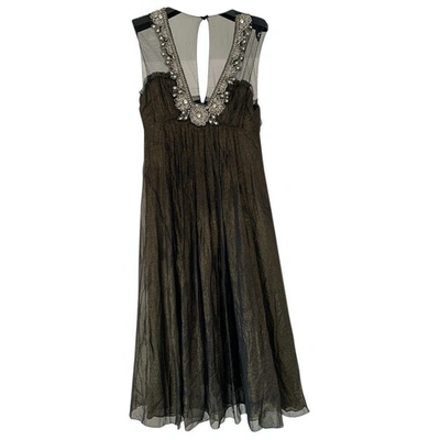 Pre-owned Jenny Packham Silk Dress In Other