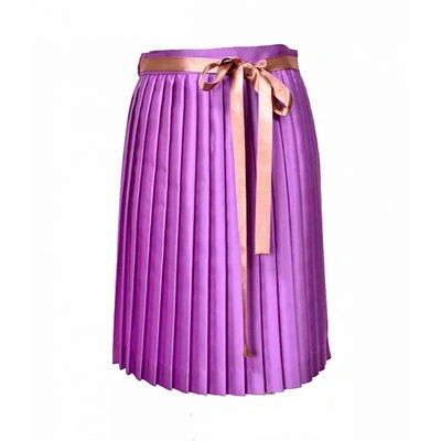 Pre-owned Gucci Mid-length Skirt In Purple