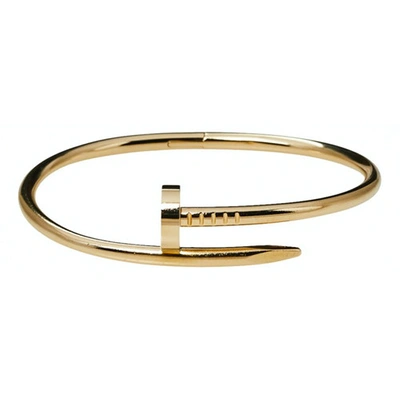 Pre-owned Cartier Juste Un Clou Yellow Gold Bracelet