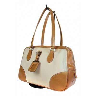 Pre-owned Prada Leather Handbag In Multi