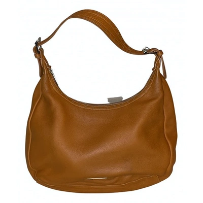 Pre-owned Fratelli Rossetti Leather Handbag In Orange