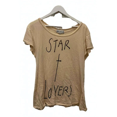 Pre-owned Wildfox Beige Cotton Top