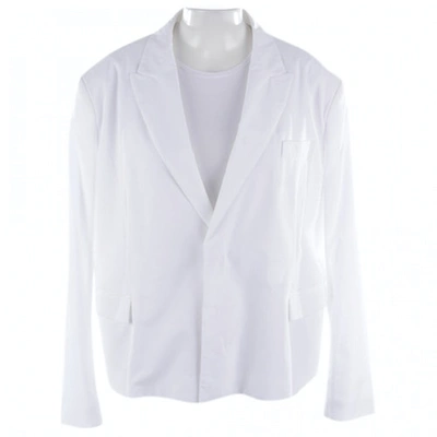 Pre-owned Strenesse White Cotton Jacket