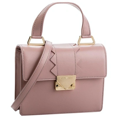 Pre-owned Emporio Armani Leather Crossbody Bag In Pink