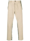 DSQUARED2 TWO-TONE CROPPED TROUSERS