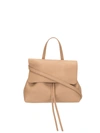 Mansur Gavriel Mini Lady Soft Leather Satchel In Brown
