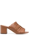 ALEXANDRE BIRMAN SUSANNA LEATHER MULES