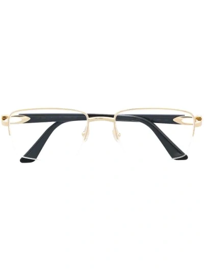 Cartier Rimless Square-frame Glasses In White