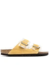 BIRKENSTOCK ARIZONA SHEARLING-LINED SLIDES