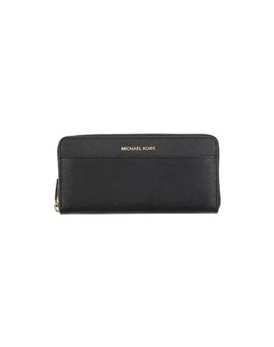 Michael Michael Kors Wallets In Black