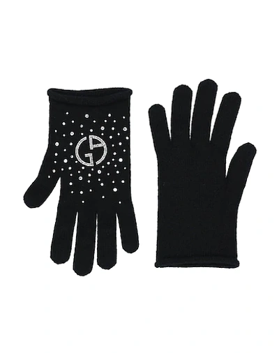 Emporio Armani Gloves In Black