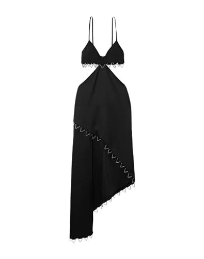 David Koma Midi Dresses In Black