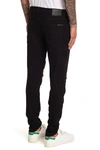 Hudson Ethan Biker Skinny Jeans In Black Pepp