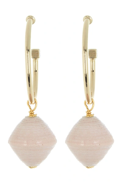 Akola Annette Hoop Earrings In Ballet