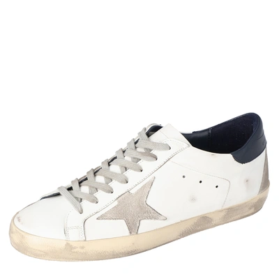 Pre-owned Golden Goose White Superstar Low-top Sneakers Size Eu 40