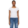 MARYAM NASSIR ZADEH WHITE ASTRID T-SHIRT