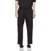 Y-3 BLACK SHELL COVER TROUSERS