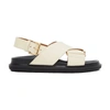 Marni Off-white Fussbett Sandals