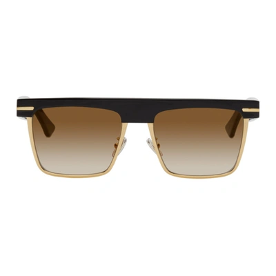 Cutler And Gross Black & Gold 1359 Sunglasses In Black/gold
