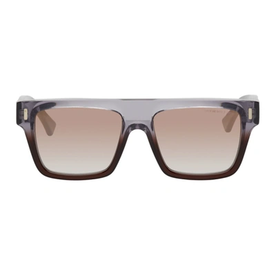 Cutler And Gross Purple Gradient 1340 Sunglasses In Sherry