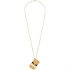 FENDI GOLD BAG BUGS NECKLACE