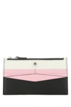 ALEXANDER MCQUEEN MULTICOLOR LEATHER POUCH MULTICOLOURED ALEXANDER MCQUEEN DONNA TU