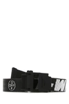 OFF-WHITE EMBROIDERED FABRIC MINI INDUSTRIAL 2.0 BELT ND OFF WHITE UOMO TU