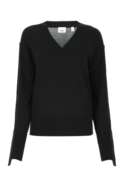 Burberry Black Wool Blend Sweater Nd  Donna M