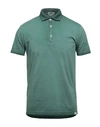 Brooksfield Polo Shirts In Green