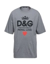 Dolce & Gabbana T-shirts In Grey