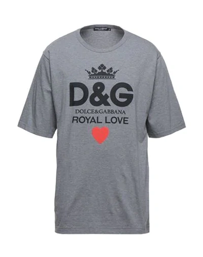 Dolce & Gabbana T-shirts In Grey