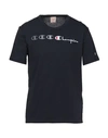 Champion T-shirts In Blue