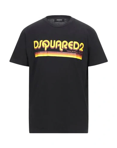 Dsquared2 T-shirts In Black
