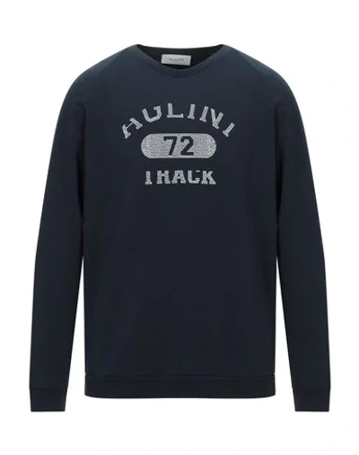 Aglini Sweatshirts In Dark Blue