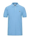 Lacoste Basic Polo Shirt With Logo In Sky Blue