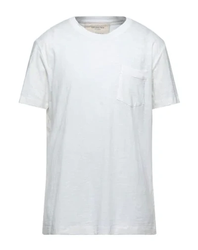 Selected Homme T-shirts In White