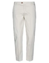 Bonheur Woman Pants White Size 25 Cotton, Elastane