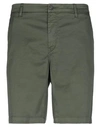 Re-hash Bermudas In Military Green