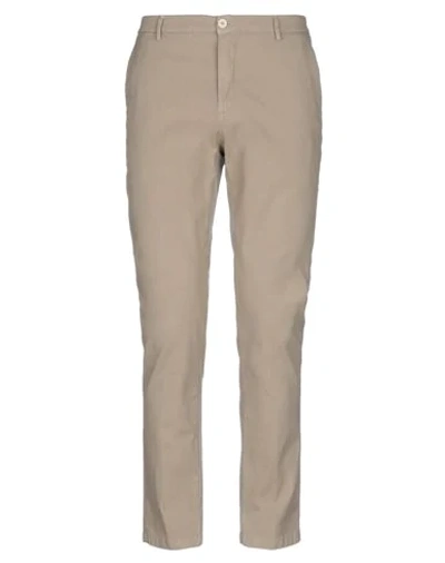 Yan Simmon Casual Pants In Sand