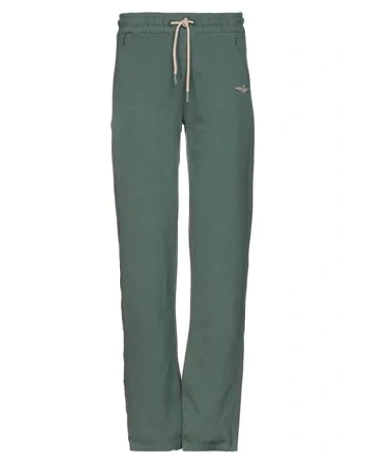 Aeronautica Militare Casual Pants In Military Green