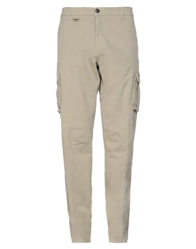 Aeronautica Militare Casual Pants In Beige