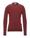Brooksfield Sweaters In Red