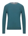 Brooksfield Sweaters In Deep Jade