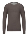 Paolo Pecora Sweaters In Beige