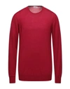 Paolo Pecora Sweaters In Red