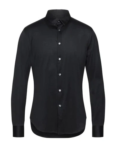 Pal Zileri Solid Color Shirt In Black