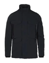 VUARNET VUARNET MAN JACKET MIDNIGHT BLUE SIZE M NYLON, POLYURETHANE