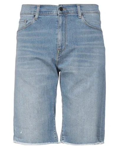 Carhartt Denim Bermudas In Blue